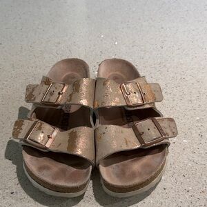 Birkenstock Sandals - Metallic Rose